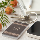 Griechische Schlüsselgrenze Schlüsselanhänger (Vorderseite rechts)