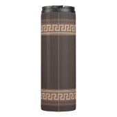 Griechische Schlüsselgrenze Thermosbecher (Rückseite)