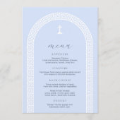 Griechische Schlüsseltaufe Menükarte (Vorderseite)