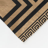 Griechische Schlüsselverzierung - griechische Fleecedecke (Ecke)