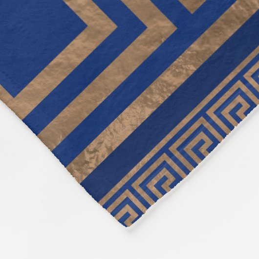 Griechische Schlüsselverzierung - griechische Fleecedecke (Ecke)