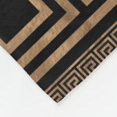 Griechische Schlüsselverzierung - griechische Fleecedecke (Ecke)