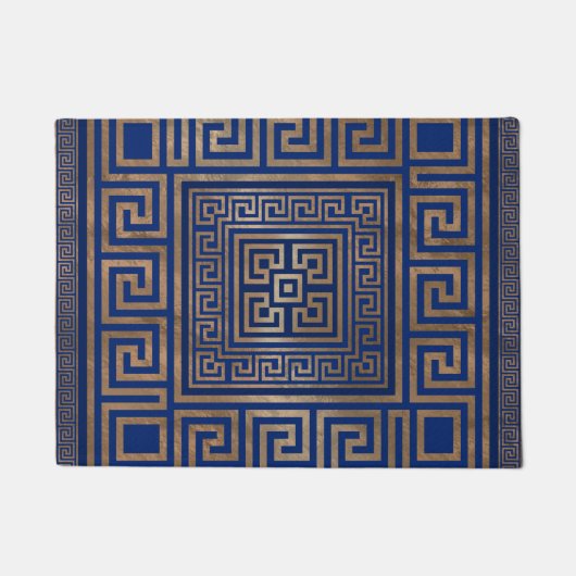 Griechische Schlüsselverzierung - griechische Fußmatte (Vorderseite)