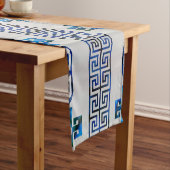 Griechische Schlüsselverzierung Kurzer Tischläufer (Beispiel)