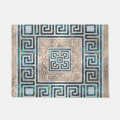 Griechische Schlüsselverzierung - Ohrschnecke und Fußmatte (Vorderseite)