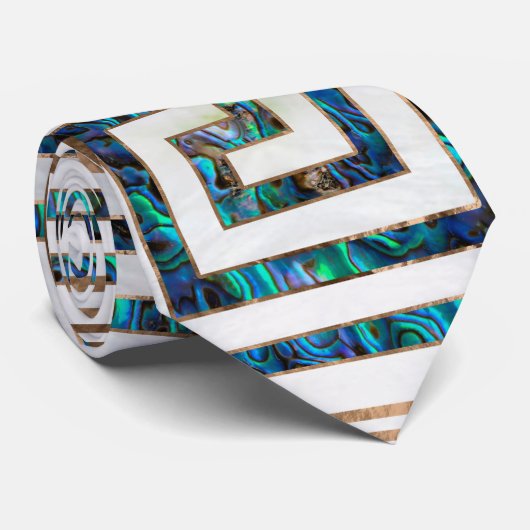 Griechische Schlüsselverzierung - Ohrschnecke und Krawatte (Gerollt)