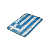Griechische Schmutz Flagge Badematte (Schrägansicht)