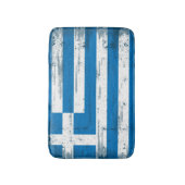 Griechische Schmutz Flagge Badematte (Vorderseite Vertikal)