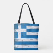 Griechische Schmutz Flagge Tasche (Rückseite)