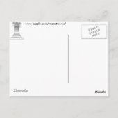 Griechische Spalte Postkarte (Rückseite)