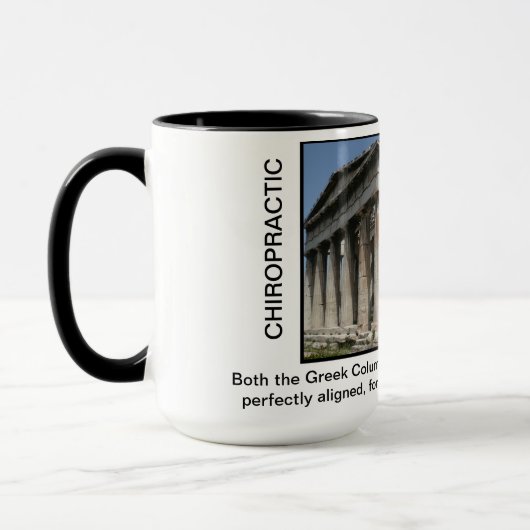 Griechische Spalten der Tasse (Links)