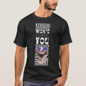 griechische Statue mit Illustrationsdesign T-Shirt (Vorderseite)