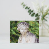 griechische Statue Postkarte (Stehend Vorderseite)