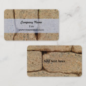 Griechische Stone-Muster-Visitenkarte Visitenkarte (Vorne/Hinten)