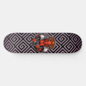Griechische Symbole Minotaur Kriegerbestie Skateboard (Horizontal)