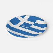 Griechische Teller, Party, Sport, Griechenland Pappteller (Schrägansicht)