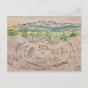 Griechische Theater-Postkarte Postkarte