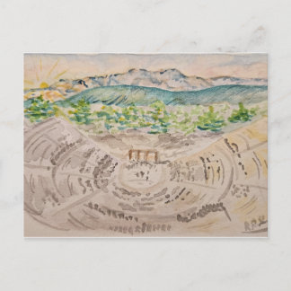 Griechische Theater-Postkarte Postkarte