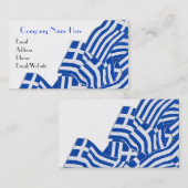 Griechische themenorientierte Visitenkarten Visitenkarte (Vorne/Hinten)