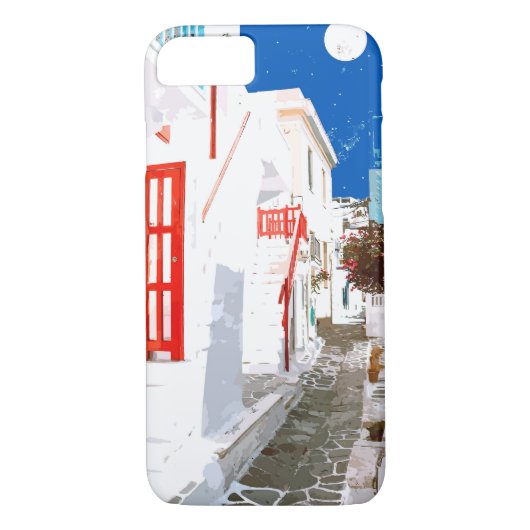 Griechische Trip Down Memory Lane Case-Mate iPhone Hülle (Rückseite)