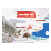 Griechische Trip Down Memory Lane Tischdecke (Vorderseite (Horizontal))