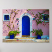 Griechische Tür Nr. 3 Poster (Vorne)