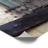 Griechische Türschrift Poster (Ecke)