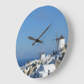 Griechische Uhr "Wall Clock" - Oia, Santorini (Winkel)