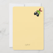 Griechische Urne-Einladung Einladung (Rückseite)