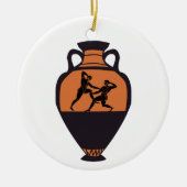 Griechische Vase Keramik Ornament (Vorne)