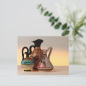 Griechische Vasen Postkarte 1 (Stehend Vorderseite)