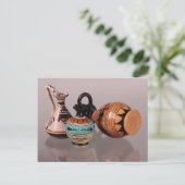 Griechische Vasen Postkarte 2 (Stehend Vorderseite)