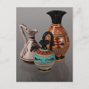 Griechische Vasen Postkarte 3