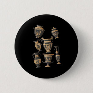 Griechische Vases Potterie Keramiken Porzellan Hob Button
