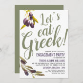 Griechische Verkostung | Einladung (Vorne/Hinten)