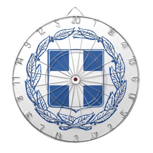 griechische Wappen Dartscheibe (vorne)