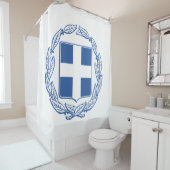 griechische Wappen Duschvorhang (Beispiel)