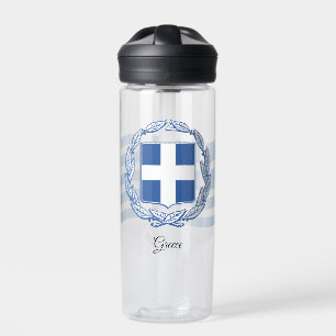 Griechische Wappen, Flagge, Griechenland Trinkflasche