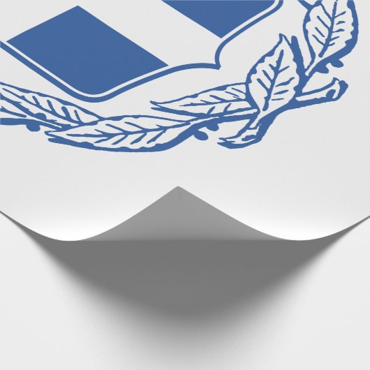 griechische Wappen Geschenkpapier (Ecke)