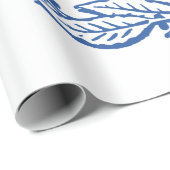 griechische Wappen Geschenkpapier (Rolleneckpunkt)