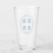 griechische Wappen Glas (Rückseite)