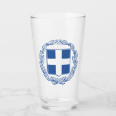 griechische Wappen Glas (Vorderseite)
