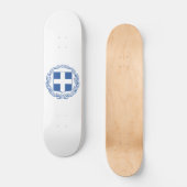 griechische Wappen Skateboard (Vorderseite)