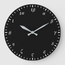 Griechische Zahlen Schwarz