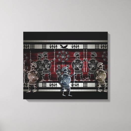 Griechische Zeichnungen Leinwanddruck (Vorderseite)