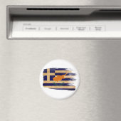 Griechische Zyprische Flaggenmagnete Magnet (In Situ (Geschirrspüler))