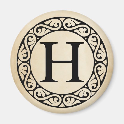 Griechischer Alphabet Brief Eta Magnet (Vorne)