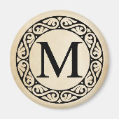 Griechischer Alphabet Brief Mu Magnet (Vorne)