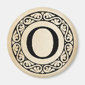 Griechischer Alphabet-Brief Omicron Magnet (Vorne)