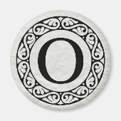 Griechischer Alphabet-Brief Omicron Magnet (Vorne)